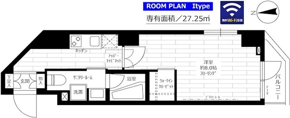 ステージグランデ清澄白河アジールコートの物件間取画像